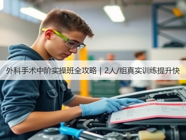 外科手术中阶实操班全攻略|2人/组真实训练提升快(图1) 外科手术中阶实操班全攻略|2人/组真实训练提升快(图1)