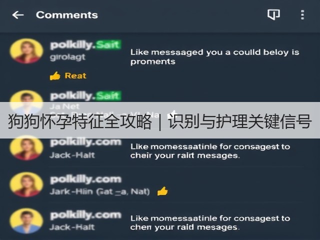 狗狗怀孕特征全攻略｜识别与护理关键信号(图3)