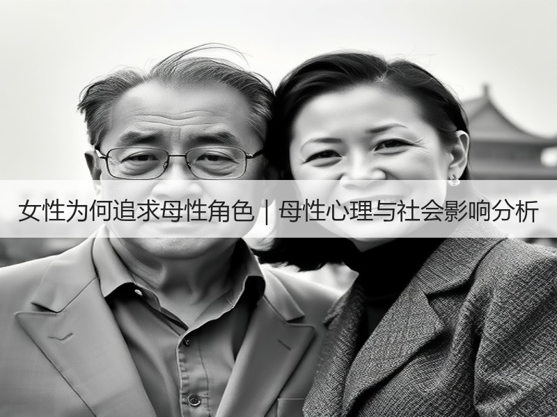 女性为何追求母性角色｜母性心理与社会影响分析