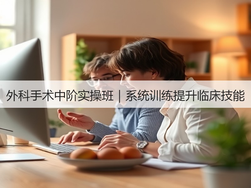 外科手术中阶实操班｜系统训练提升临床技能