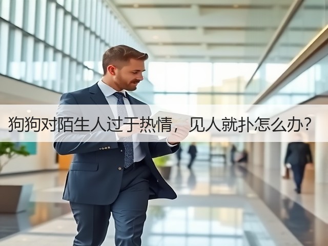狗狗对陌生人过于热情,见人就扑怎么办?(图1) 狗狗对陌生人过于热情,见人就扑怎么办?(图1)