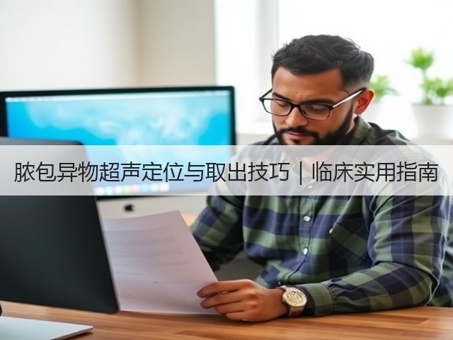 脓包异物超声定位与取出技巧|临床实用指南(图1) 脓包异物超声定位与取出技巧|临床实用指南(图1)