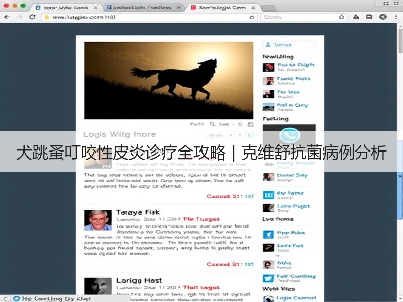 犬跳蚤叮咬性皮炎诊疗全攻略｜克维舒抗菌病例分析