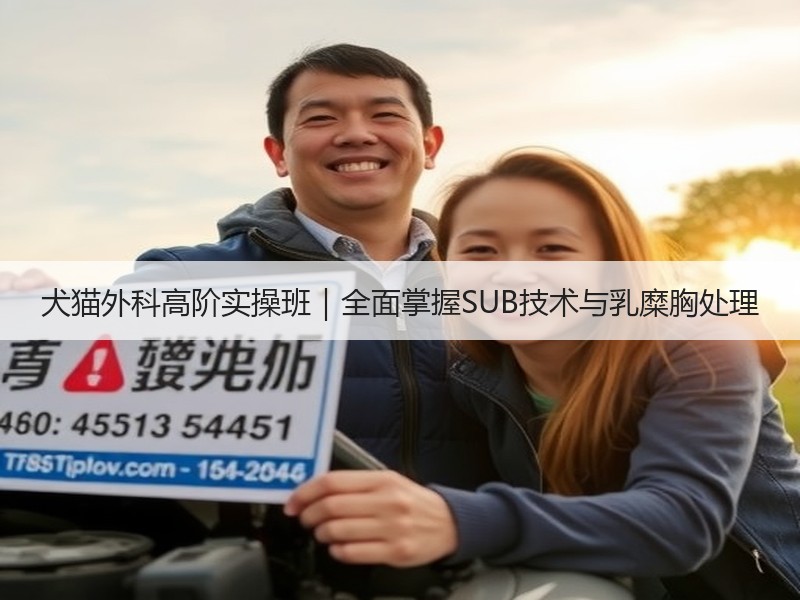 犬猫外科高阶实操班｜全面掌握SUB技术与乳糜胸处理