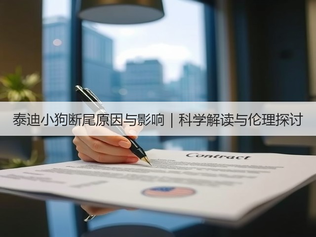 泰迪小狗断尾原因与影响|科学解读与伦理探讨(图2) 泰迪小狗断尾原因与影响|科学解读与伦理探讨(图2)
