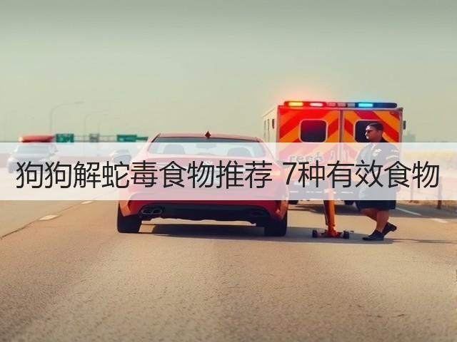 狗狗解蛇毒食物推荐 7种有效食物(图1)