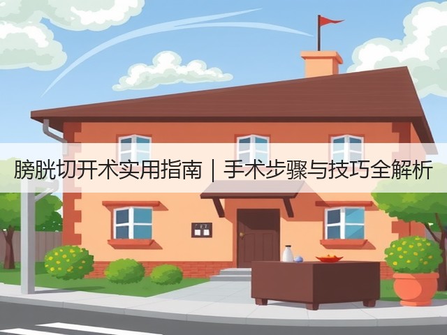 膀胱切开术实用指南｜手术步骤与技巧全解析(图2)
