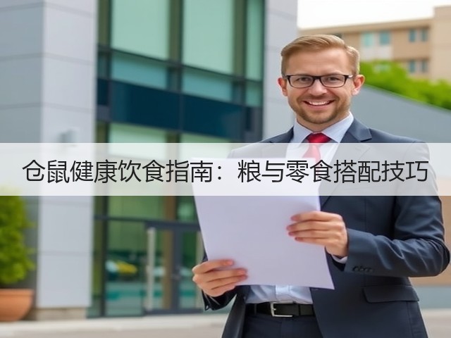 仓鼠健康饮食指南:粮与零食搭配技巧(图1) 仓鼠健康饮食指南:粮与零食搭配技巧(图1)