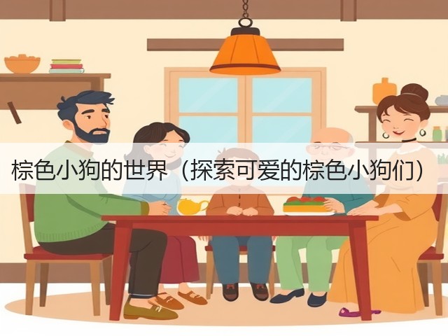 棕色小狗的世界(探索可爱的棕色小狗们)(图1) 棕色小狗的世界(探索可爱的棕色小狗们)(图1)