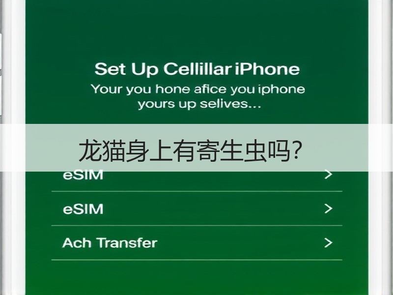龙猫身上有寄生虫吗？