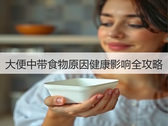 大便中带食物原因健康影响全攻略(图1) 大便中带食物原因健康影响全攻略(图1)