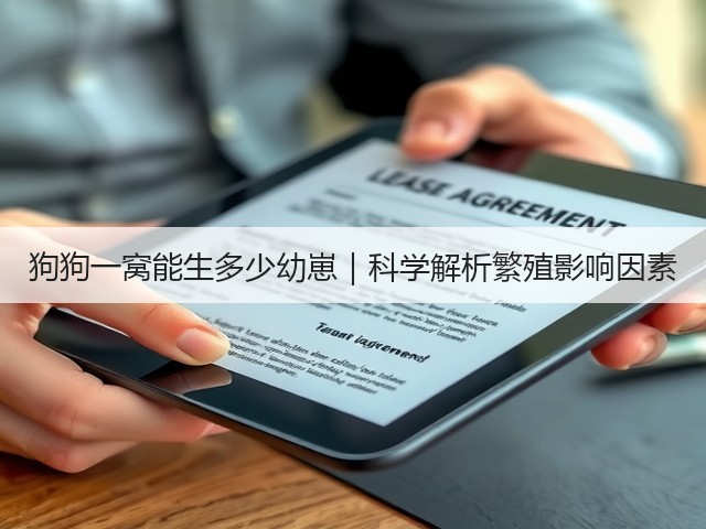 狗狗一窝能生多少幼崽|科学解析繁殖影响因素(图2) 狗狗一窝能生多少幼崽|科学解析繁殖影响因素(图2)