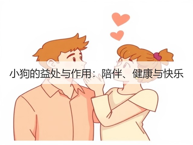 小狗的益处与作用:陪伴、健康与快乐(图3) 小狗的益处与作用:陪伴、健康与快乐(图3)