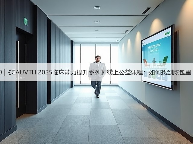 12月30日19:00 |《CAUVTH 2025临床能力提升系列》线上公益课程:如何找到脓包里“飞来”的异物(图3) 12月30日19:00 |《CAUVTH 2025临床能力提升系列》线上公益课程:如何找到脓包里“飞来”的异物(图3)