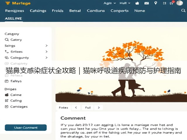 猫鼻支感染症状全攻略|猫咪呼吸道疾病预防与护理指南(图1) 猫鼻支感染症状全攻略|猫咪呼吸道疾病预防与护理指南(图1)