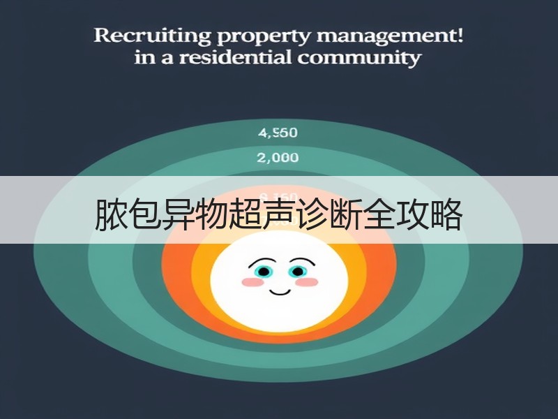 脓包异物超声诊断全攻略