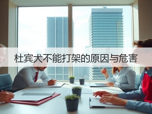 杜宾犬不能打架的原因与危害(图3) 杜宾犬不能打架的原因与危害(图3)