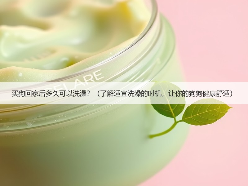 买狗回家后多久可以洗澡？（了解适宜洗澡的时机，让你的狗狗健康舒适）