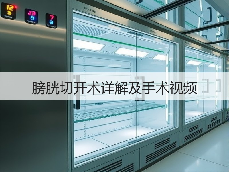膀胱切开术详解及手术视频