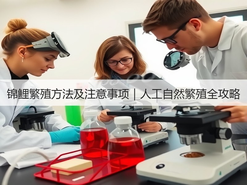 锦鲤繁殖方法及注意事项｜人工自然繁殖全攻略