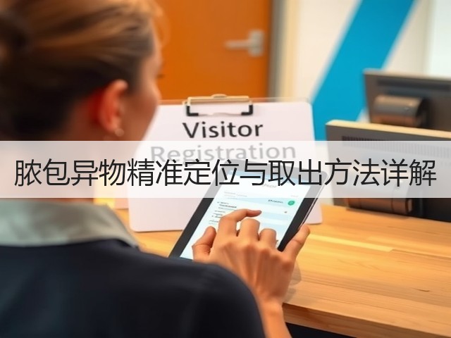 脓包异物精准定位与取出方法详解(图1)