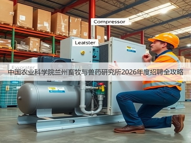 中国农业科学院兰州畜牧与兽药研究所2026年度招聘全攻略