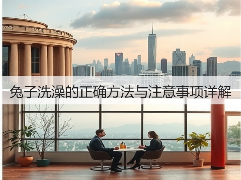 兔子洗澡的正确方法与注意事项详解