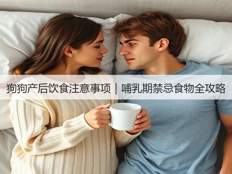 狗狗产后饮食注意事项｜哺乳期禁忌食物全攻略