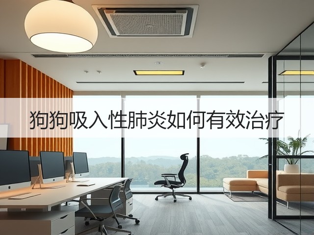 狗狗吸入性肺炎如何有效治疗(图1)