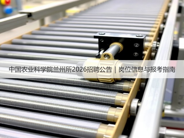 中国农业科学院兰州所2026招聘公告|岗位信息与报考指南(图1) 中国农业科学院兰州所2026招聘公告|岗位信息与报考指南(图1)