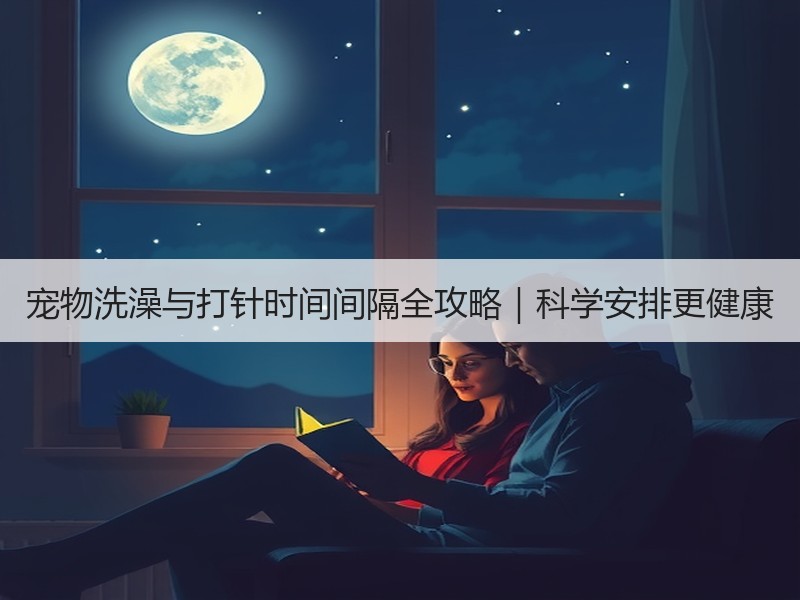 宠物洗澡与打针时间间隔全攻略｜科学安排更健康