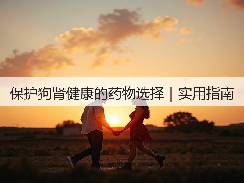 保护狗肾健康的药物选择｜实用指南
