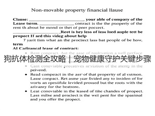 狗抗体检测全攻略|宠物健康守护关键步骤(图2) 狗抗体检测全攻略|宠物健康守护关键步骤(图2)