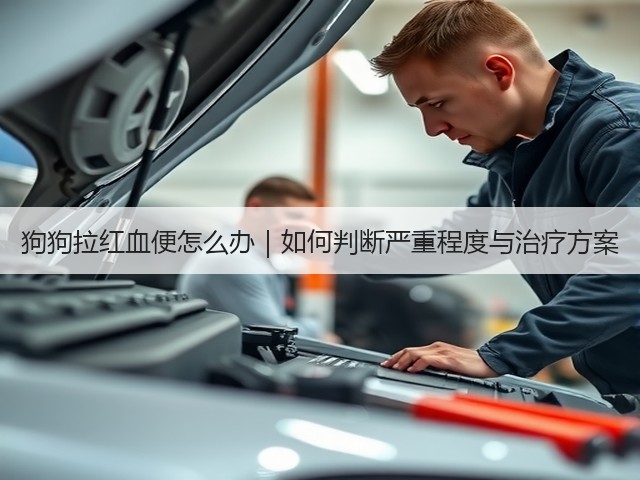 狗狗拉红血便怎么办｜如何判断严重程度与治疗方案(图1)