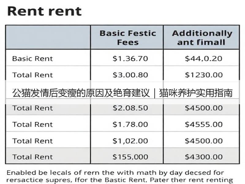公猫发情后变瘦的原因及绝育建议｜猫咪养护实用指南