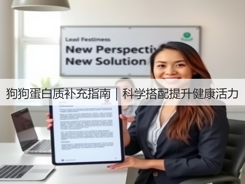 狗狗蛋白质补充指南｜科学搭配提升健康活力