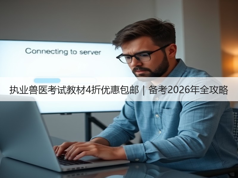 执业兽医考试教材4折优惠包邮｜备考2026年全攻略