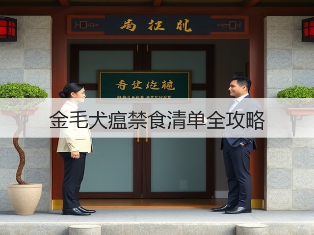 金毛犬瘟禁食清单全攻略(图1) 金毛犬瘟禁食清单全攻略(图1)