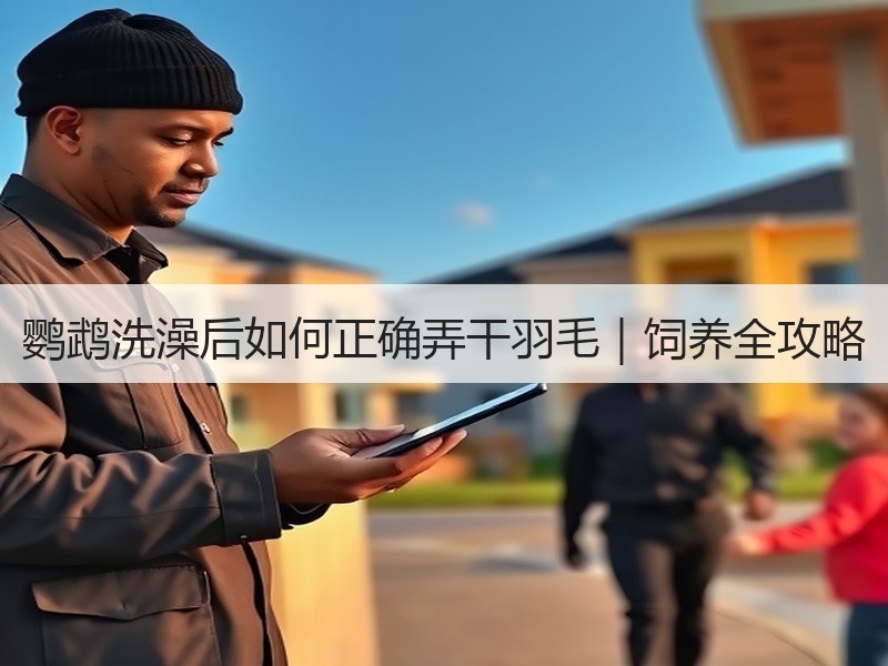 鹦鹉洗澡后如何正确弄干羽毛｜饲养全攻略