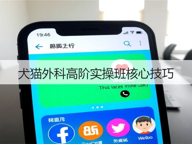 犬猫外科高阶实操班核心技巧(图2) 犬猫外科高阶实操班核心技巧(图2)