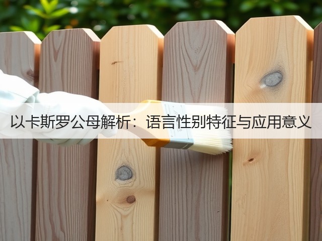 以卡斯罗公母解析:语言性别特征与应用意义(图2) 以卡斯罗公母解析:语言性别特征与应用意义(图2)