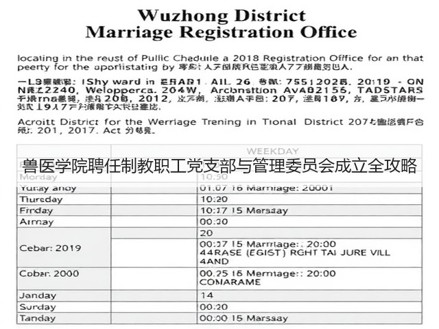 兽医学院聘任制教职工党支部与管理委员会成立全攻略(图2) 兽医学院聘任制教职工党支部与管理委员会成立全攻略(图2)