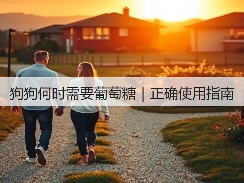 狗狗何时需要葡萄糖｜正确使用指南