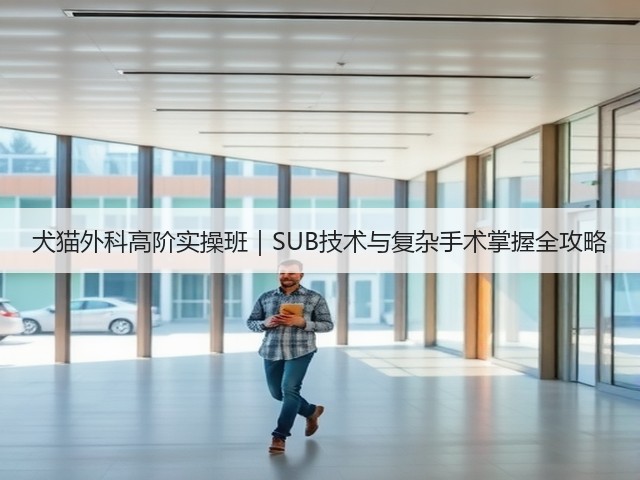 犬猫外科高阶实操班|SUB技术与复杂手术掌握全攻略(图2) 犬猫外科高阶实操班|SUB技术与复杂手术掌握全攻略(图2)