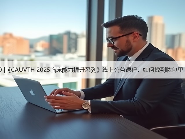12月30日19:00 |《CAUVTH 2025临床能力提升系列》线上公益课程:如何找到脓包里“飞来”的异物(图3) 12月30日19:00 |《CAUVTH 2025临床能力提升系列》线上公益课程:如何找到脓包里“飞来”的异物(图3)