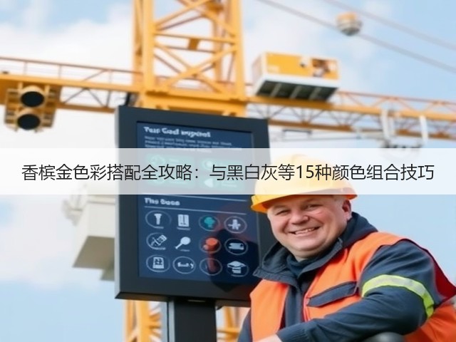 香槟金色彩搭配全攻略：与黑白灰等15种颜色组合技巧(图1)