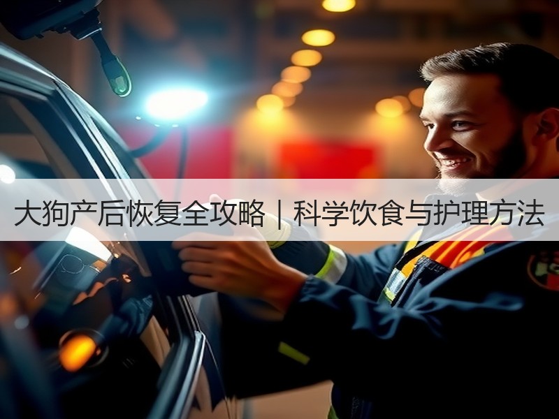 大狗产后恢复全攻略｜科学饮食与护理方法
