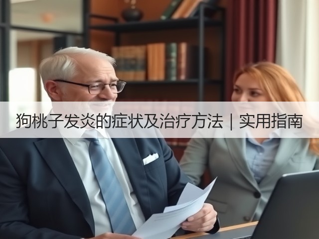 狗桃子发炎的症状及治疗方法｜实用指南(图2)