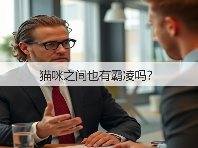 猫咪之间也有霸凌吗？