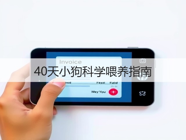 40天小狗科学喂养指南(图3) 40天小狗科学喂养指南(图3)